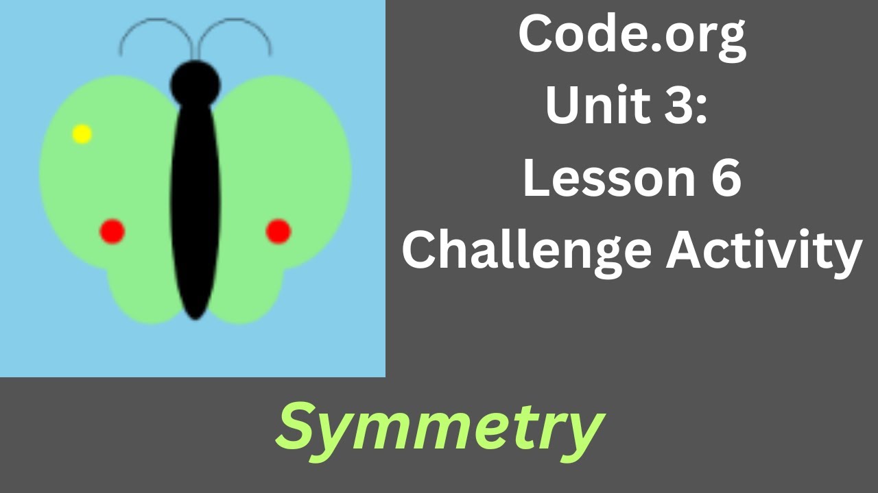 Code org Lesson 6 Challenge - Symmetry