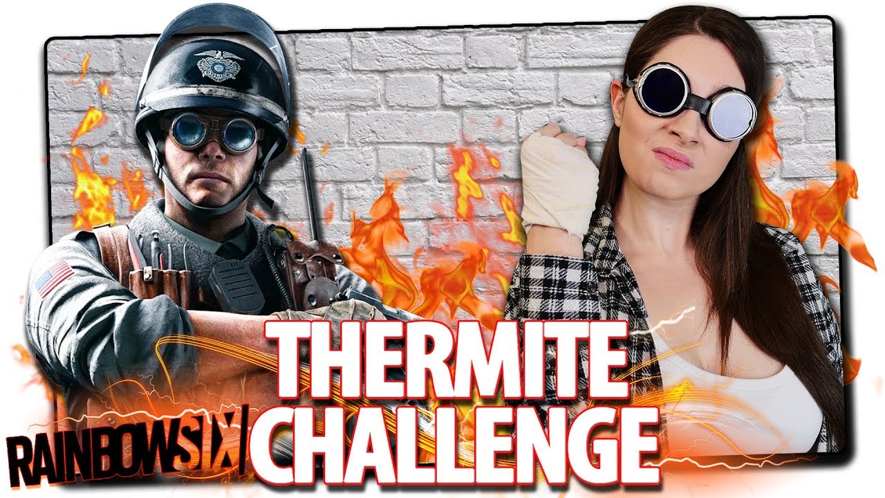 THERMITE CHALLENGE - giocare SENZA VEDERE su Rainbow Six Siege ITA