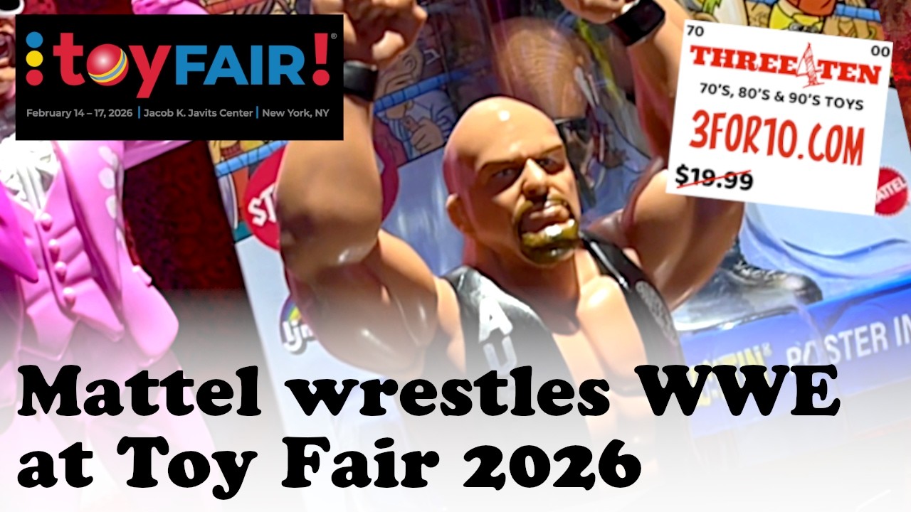 Mattel vs WWE at Toy Fair 2026