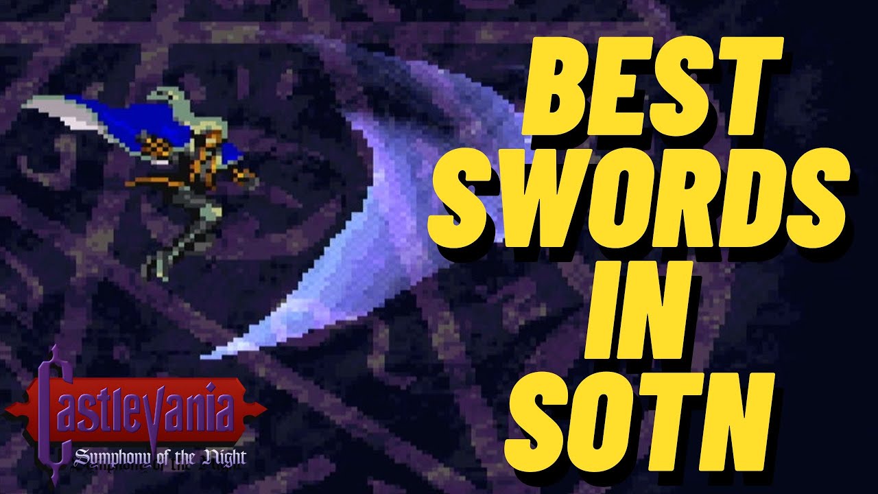 Best Swords in Castlevania Symphony of the Night