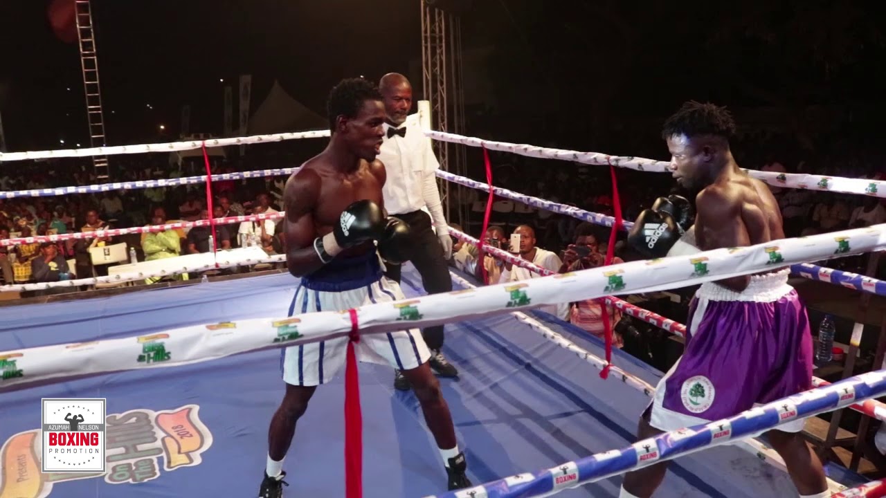 Theophilus Tetteh vs Felix Okine at Azumah Nelson Fight Night - 2018 Bliss On The Hills edition