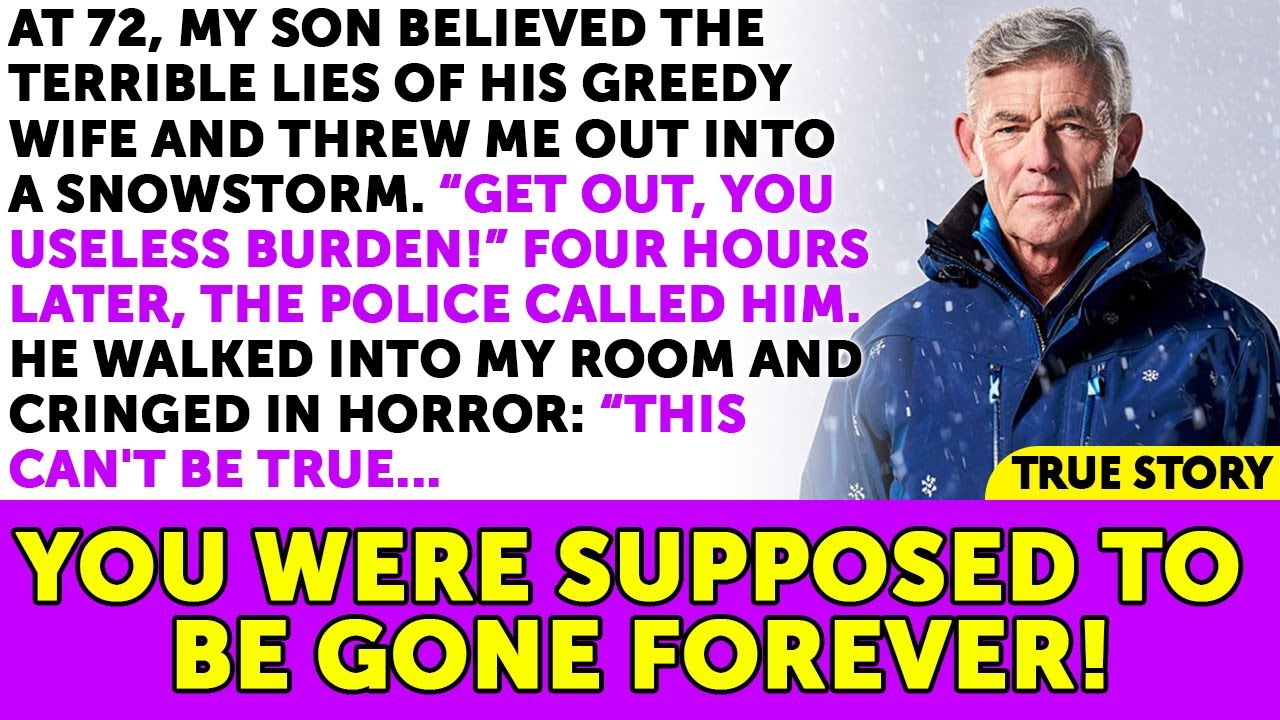 At 72, My Son Abandoned Me In A Snowstorm Because Of His Wife's Lies — But He Didn't Expect...