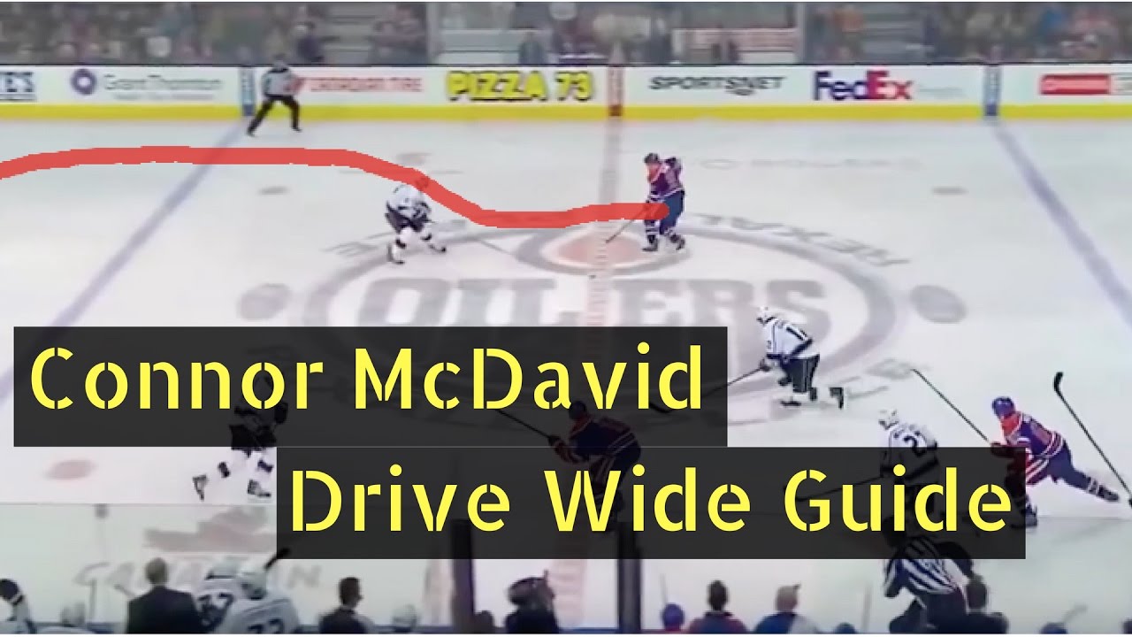 How to Drive Wide Like Connor McDavid - The McDavid Drive Wide Guide