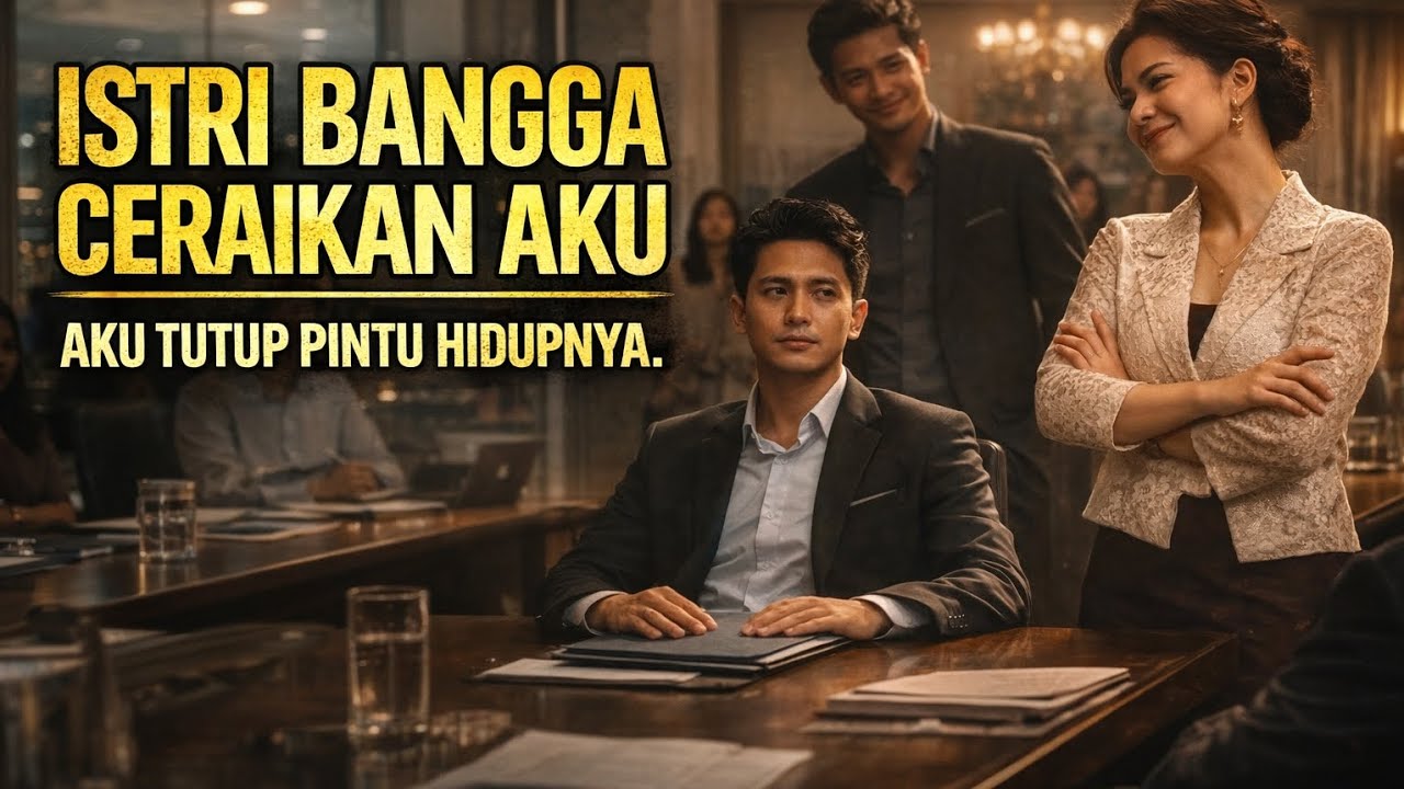 Istri Bangga Ceraikan Aku di Kantor—Ia Tak Tahu, Hari Itu Aku Menutup Semua Jalannya... 
