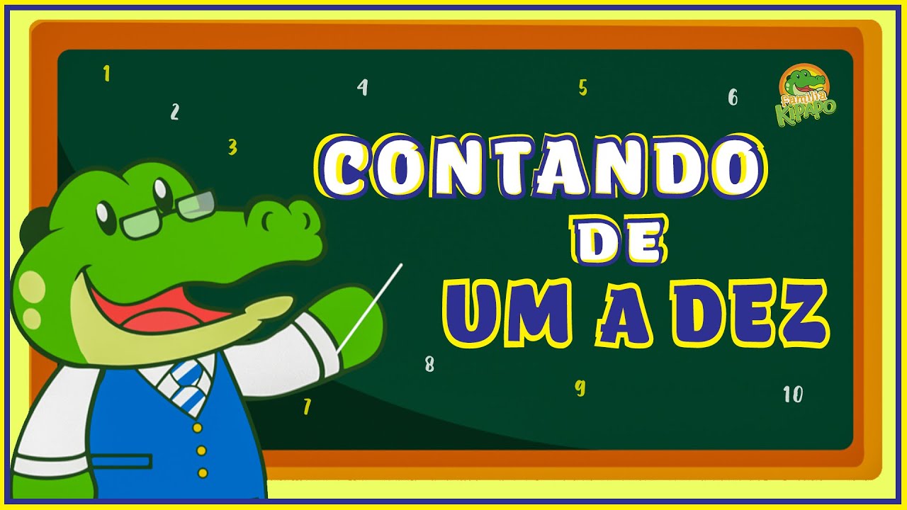 Família Kipapo - Contando de Um a Dez - Vídeo Infantil Musical (Lyrics)