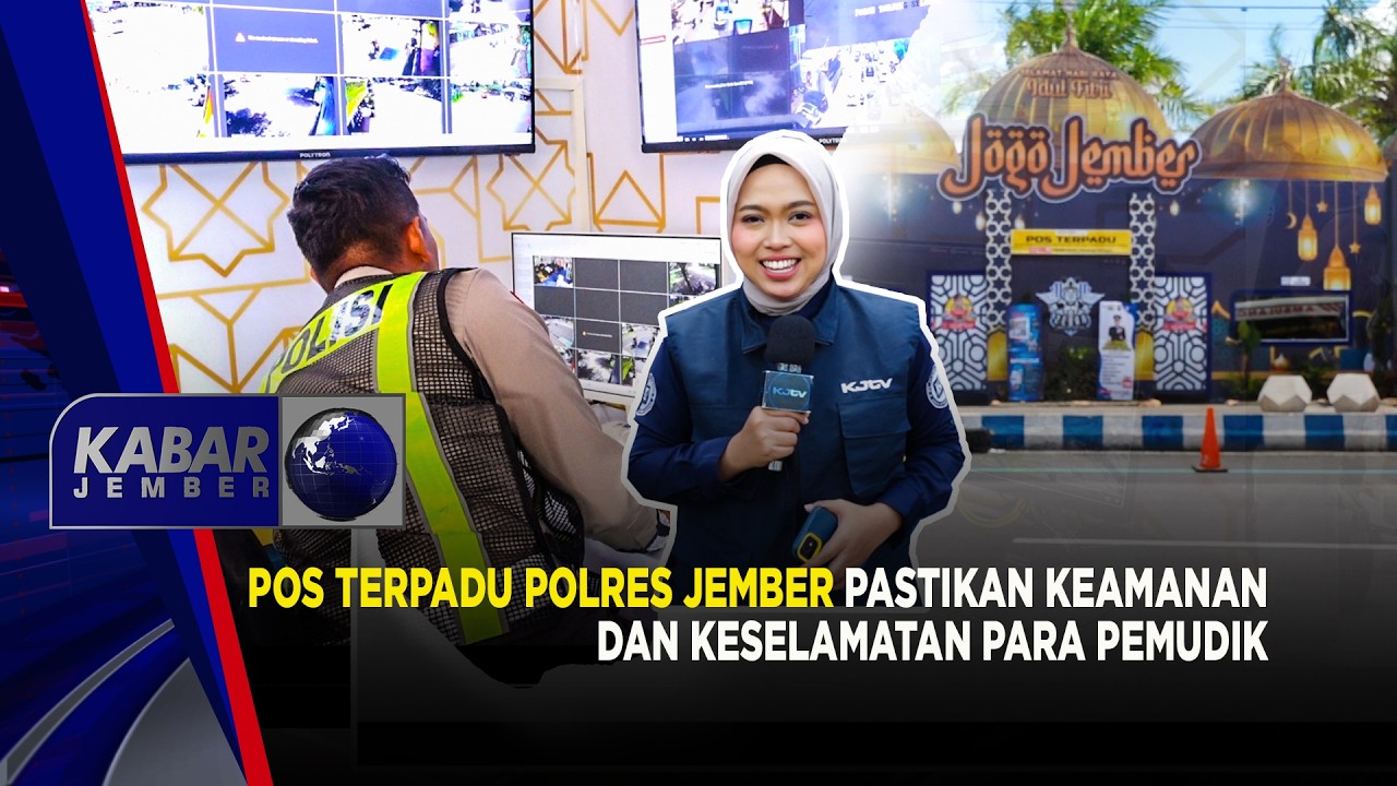 Pos Terpadu Polres Jember Pastikan Keamanan dan Keselamatan Para Pemudik | Kabar Jember
