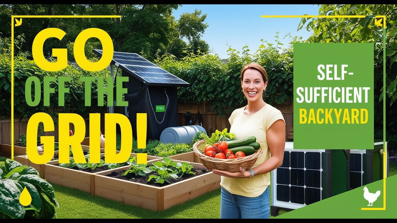 How to Create a Self-Sufficient Backyard: Go Off the Grid with These Easy Tips!