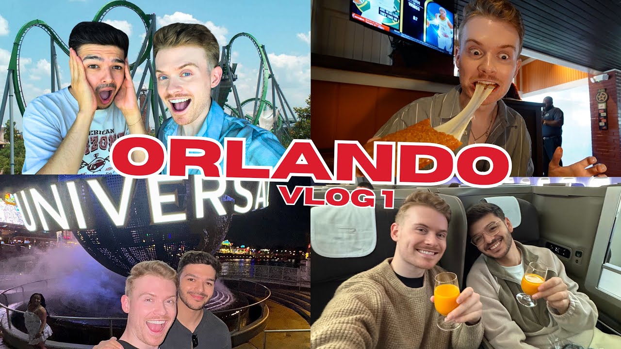 Surprising my boyfriend with a trip to ORLANDO!! (Universal & Disney vlog)✨