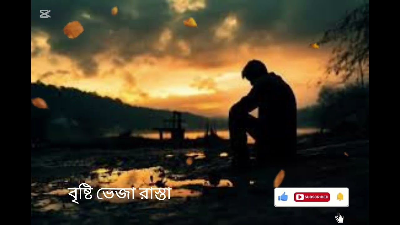 এই বৃষ্টি ভেজা রাস্তা  সেড সং