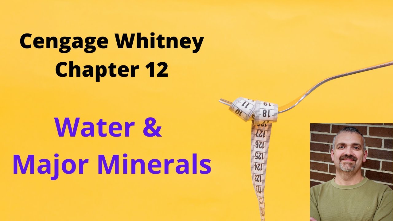 Cengage Whitney Nutrition Chapter 12 Lecture Video (Water and Major Minerals)