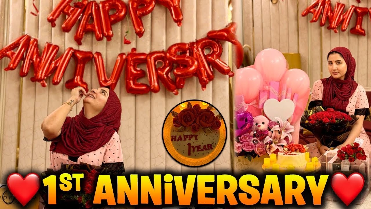 Happy 1st Wedding Anniversary Alhumdulillah 🥰Decor by myself🙈