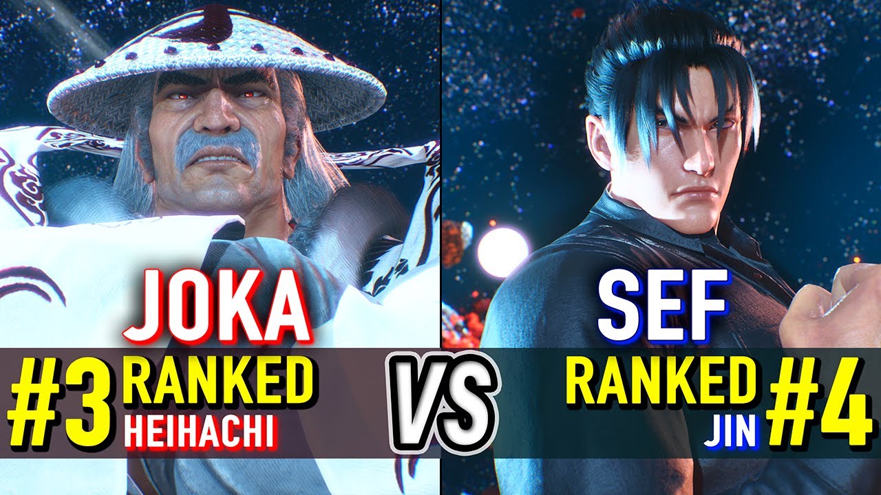 T8 🔥 JOKA (#3 Ranked Heihachi) vs SEF (#4 Ranked Jin) 🔥 Tekken 8 High Level Gameplay