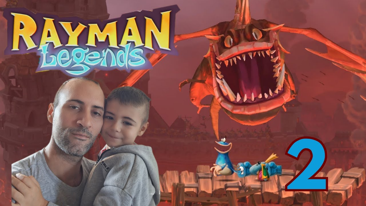Minigamer & Papá en RAYMAN LEGENDS 👨‍👧| Parte#2| MATANDO DRAGONES