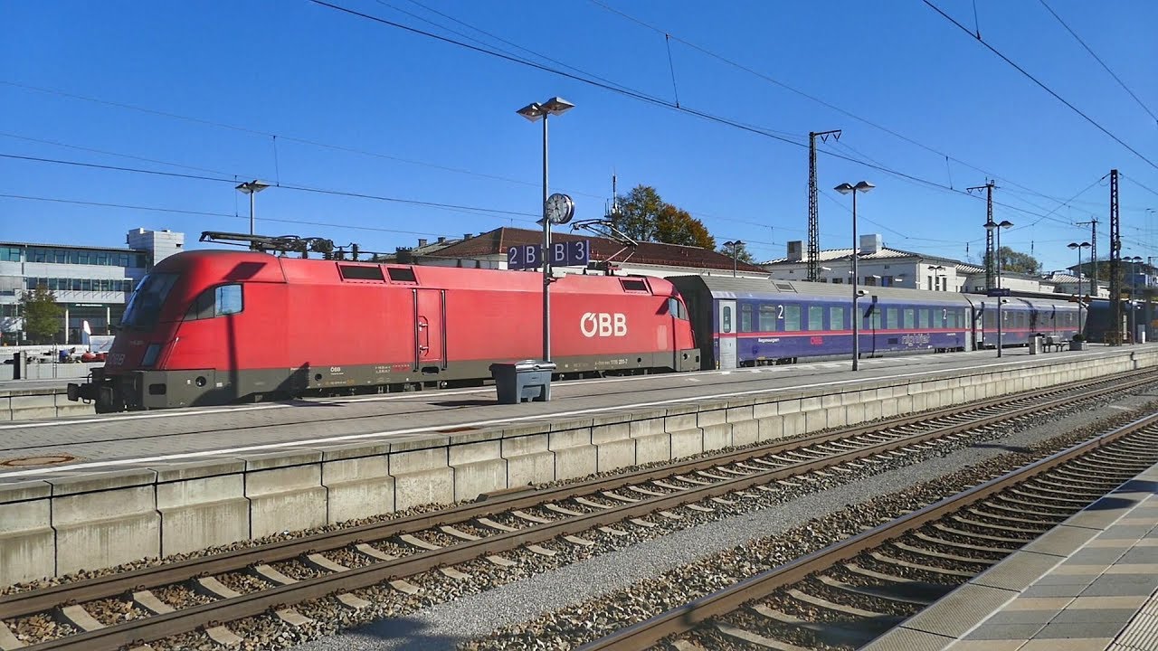 Kurzbesuch im Bahnhof Rosenheim mit ÖBB Nightjet