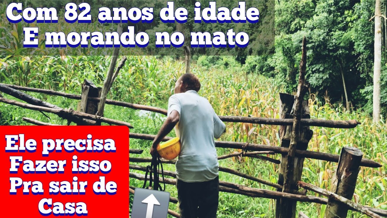 Homem de 82 anos de idade precisa fazer isso para conseguir sair de casa 