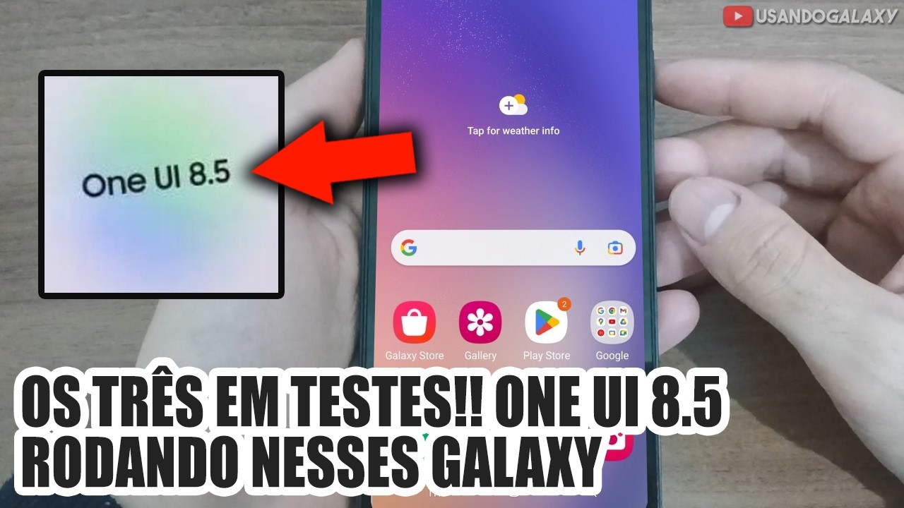 os TRÊS EM TESTES!! ONE UI 8.5 nos GALAXY A24, A34 e A54