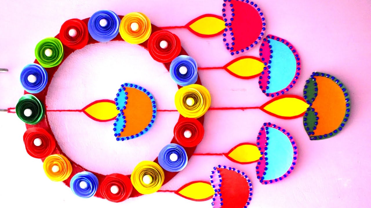 3DIY, Diwali Wall Hanging Decoration Idea | Easy And Beautiful | Diwali Craft For School Competition