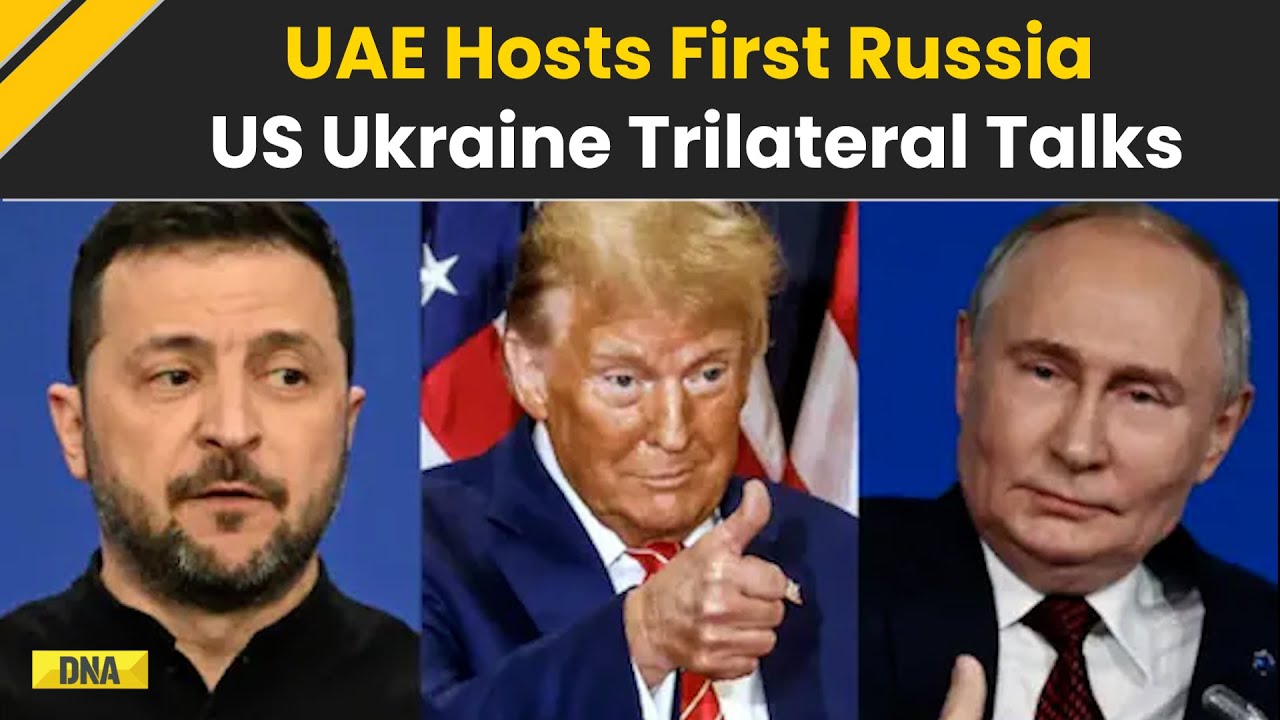 US News: Zelensky Announces First Russia US Ukraine Trilateral Talks In UAE | Trump News