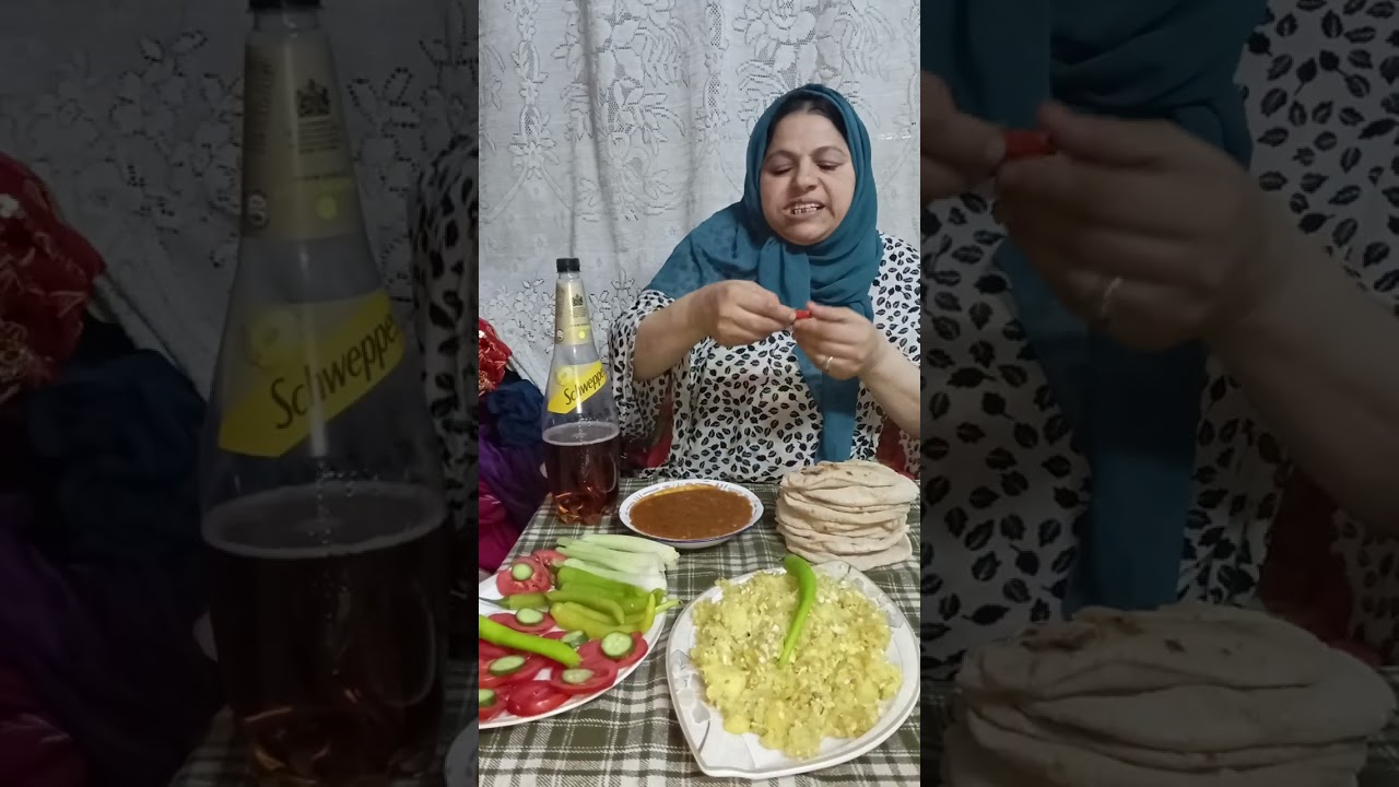 مع ام محمد الاكلات هنيا 