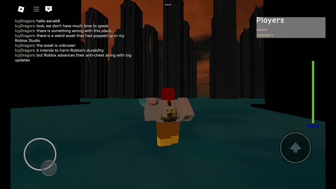 how to survive the crescent guy in chicken gun zombie roblox