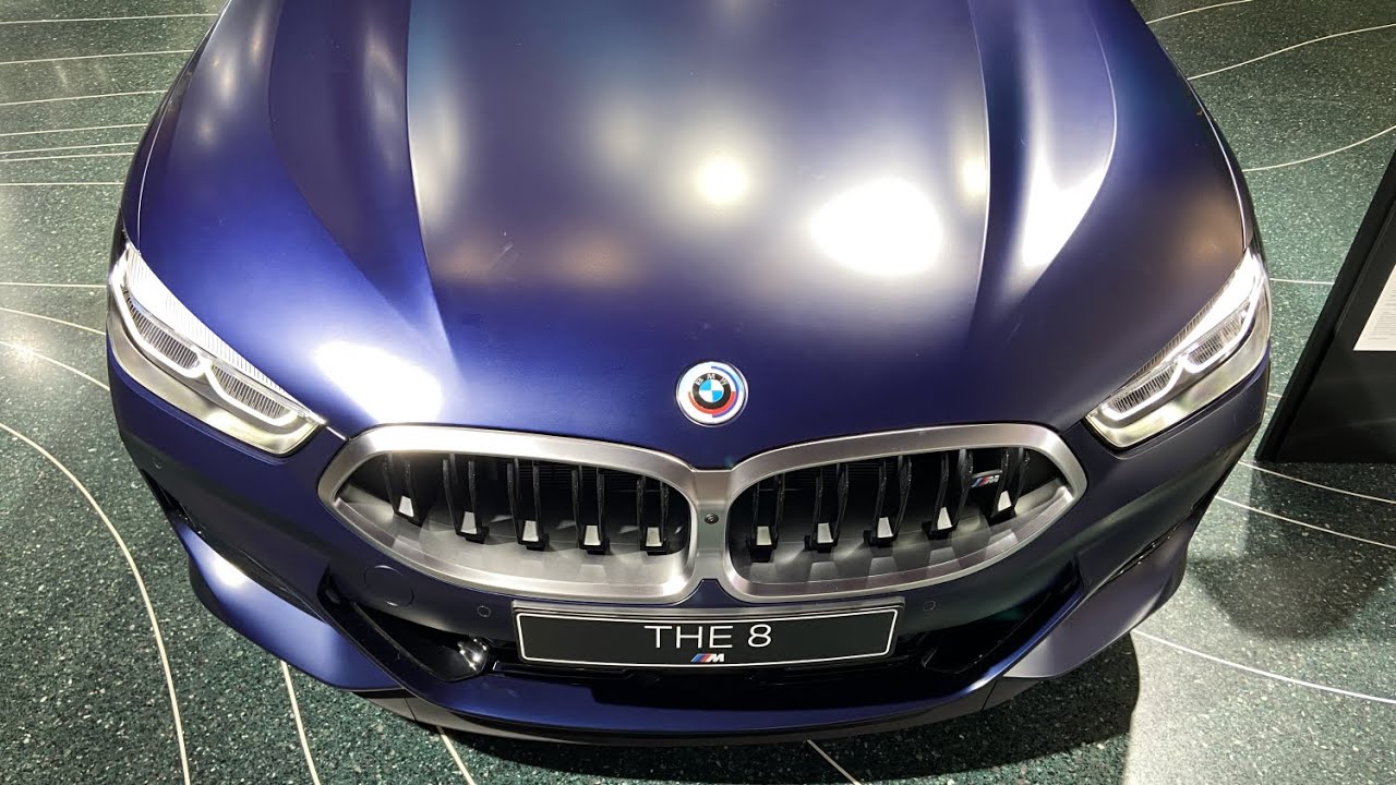 2023 BMW M850i xDrive Gran Coupé G16 in Frozen Tanzanite Blue metallic