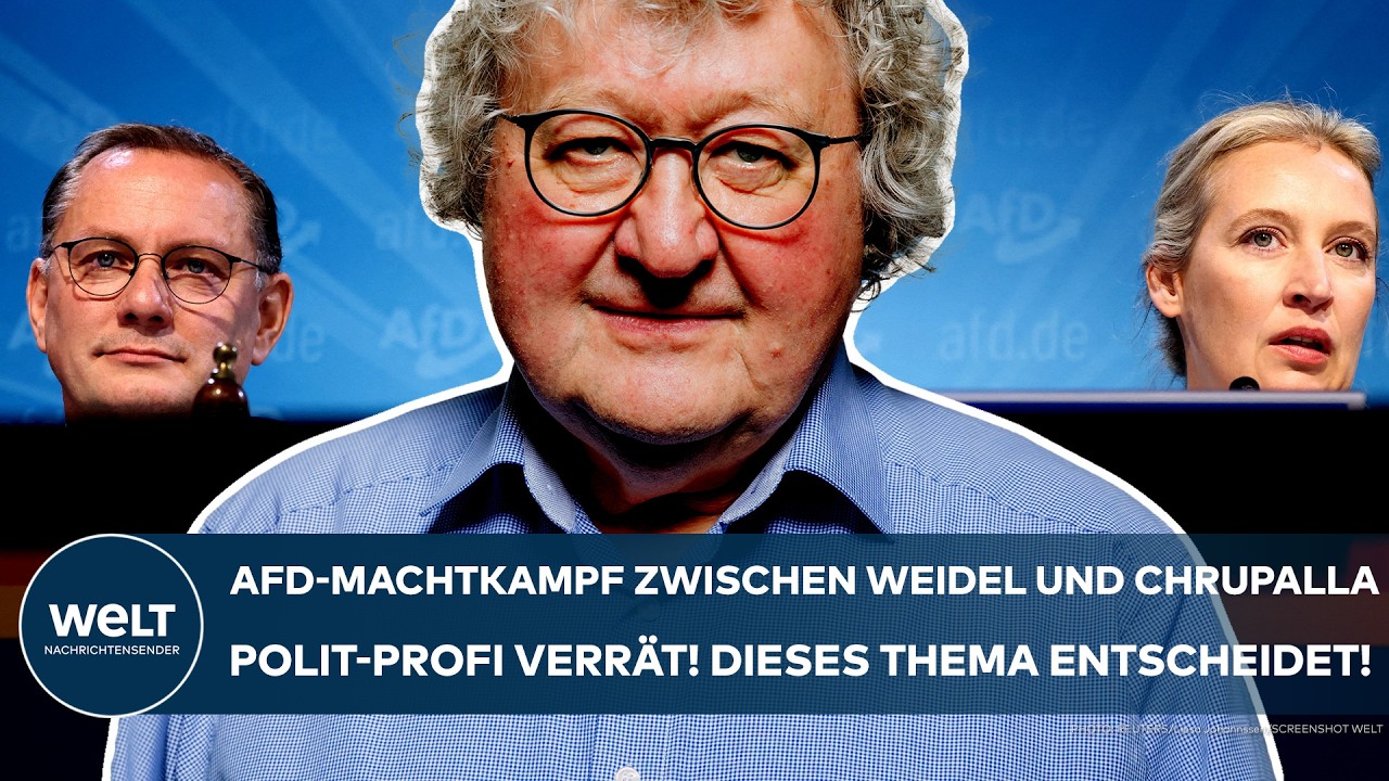 AFD: Machtkampf zwischen Weidel und Chrupalla! Polit-Profi verrät! Dieses Thema entscheidet!
