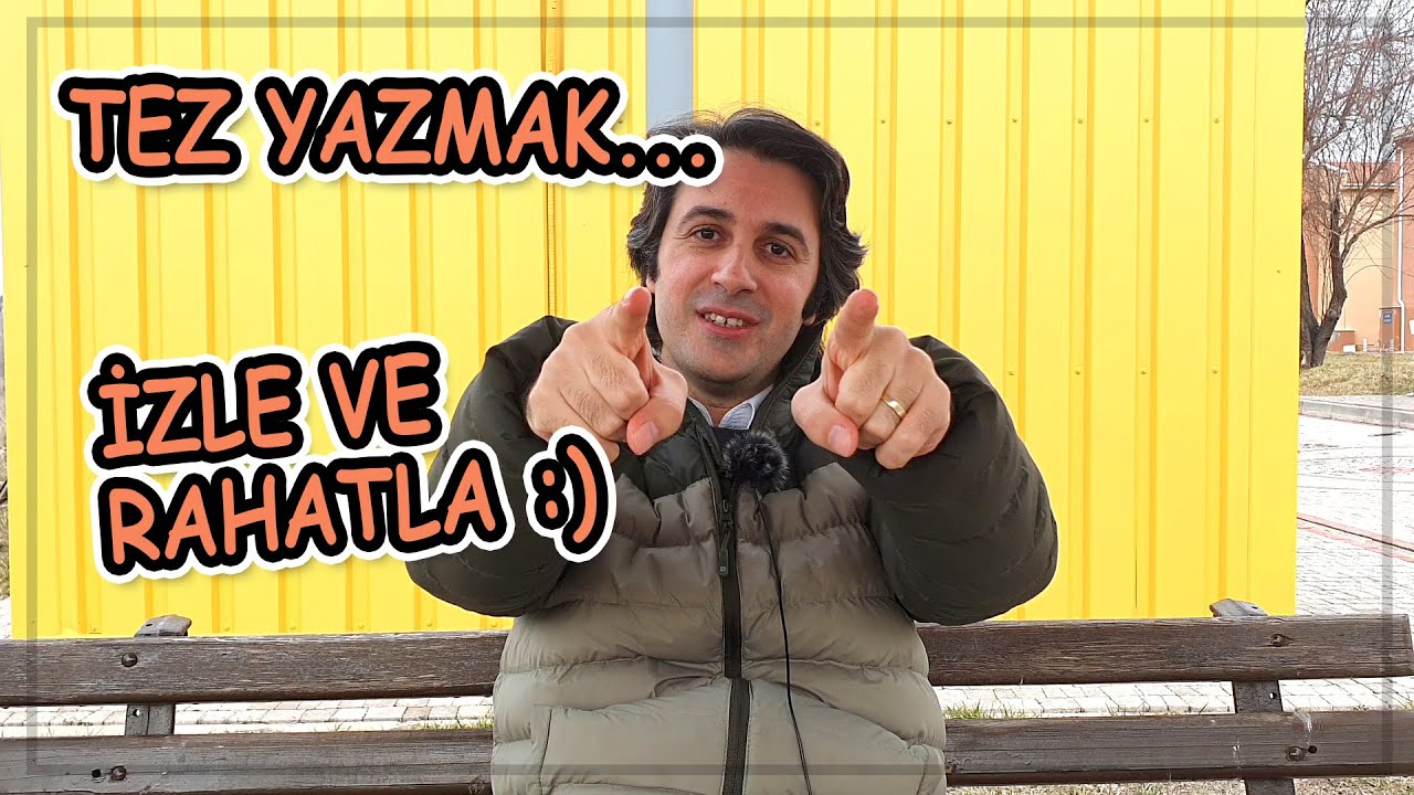 TEZ Yazmak Çok mu Zor?