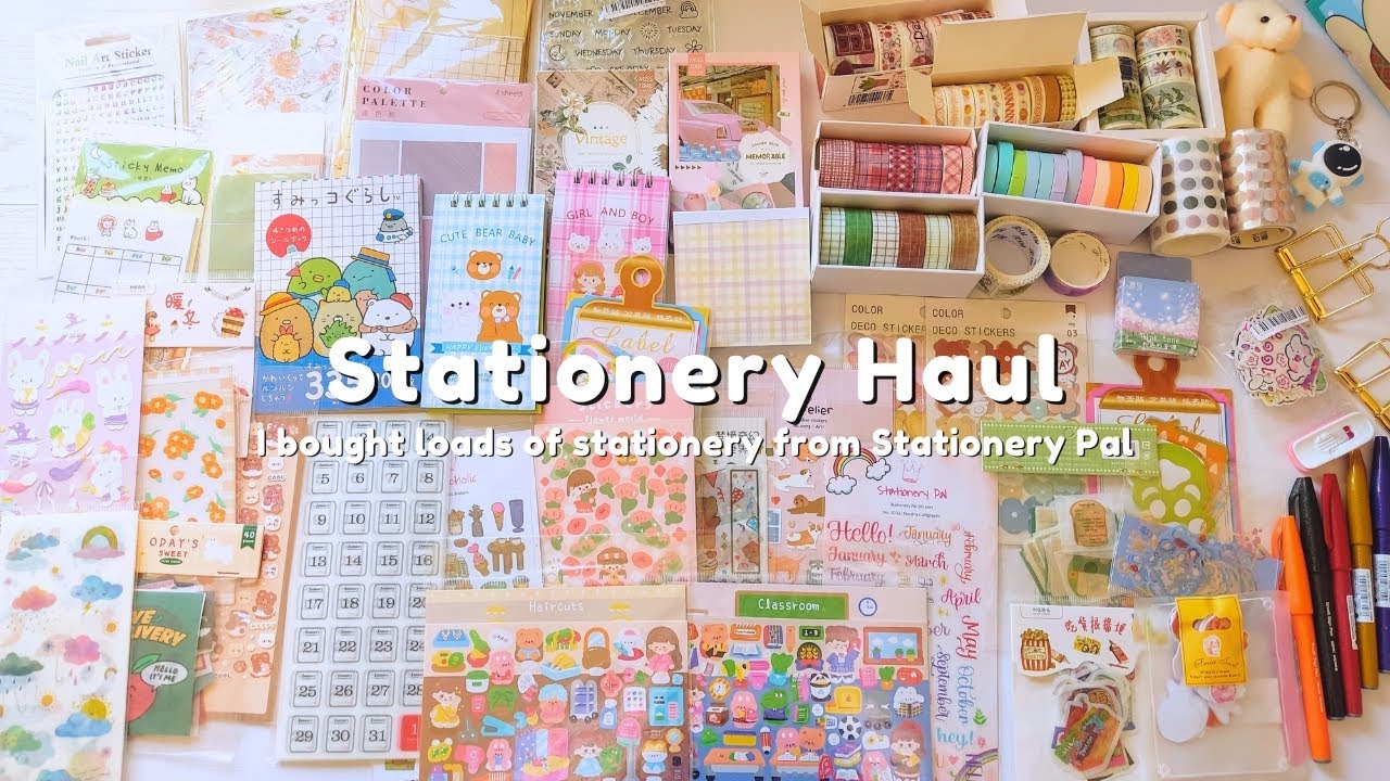 stationery haul │ I bought loads of stationery from Stationery Pal for my birthday