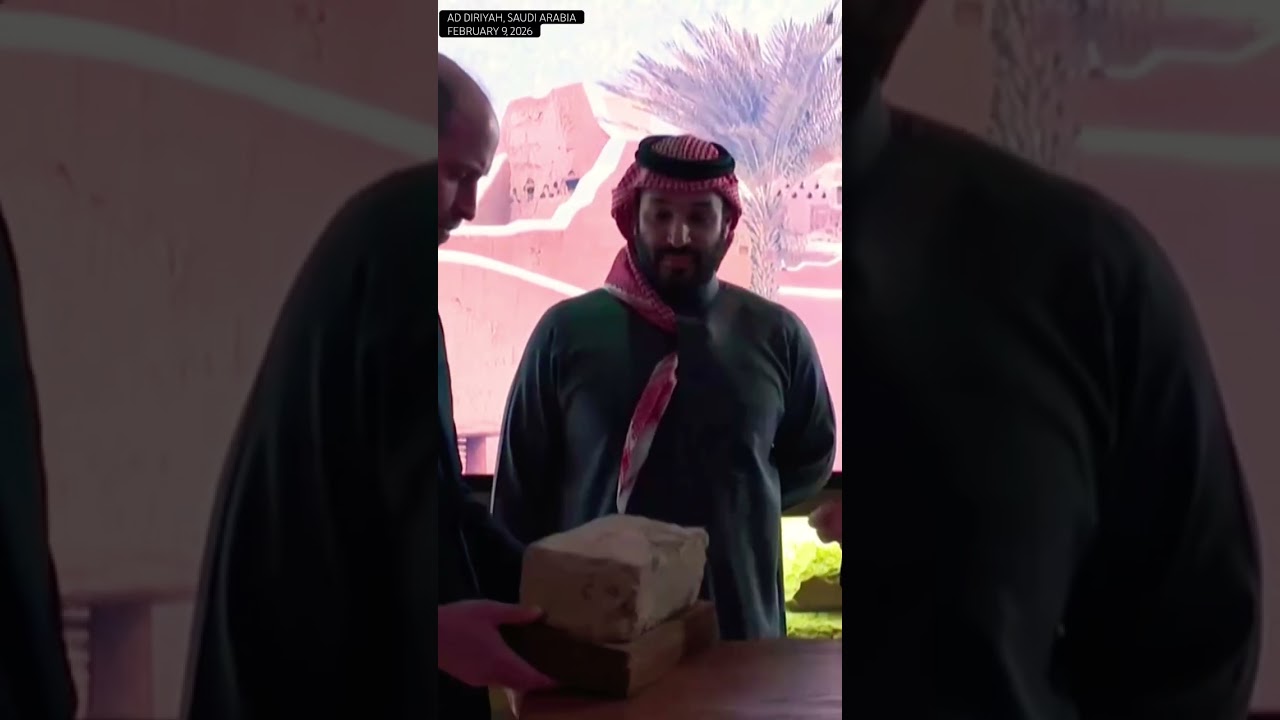 Saudi Crown Prince bin Salman hosts UK's Prince William for a private tour of UNESCO site