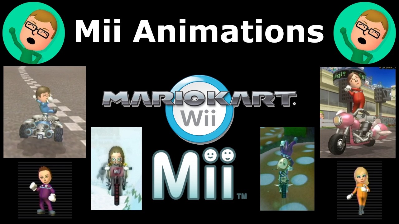 Mario Kart Wii - Mii Animations