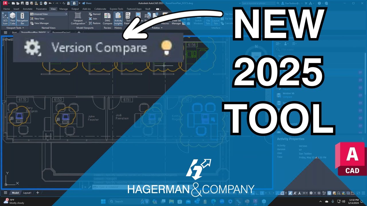 How to use Compare Tool in AutoCAD | AutoCAD Tips & Tricks