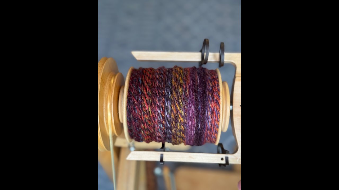 Spinning 3-ply Purple Haze Hand Dyed BFL Top