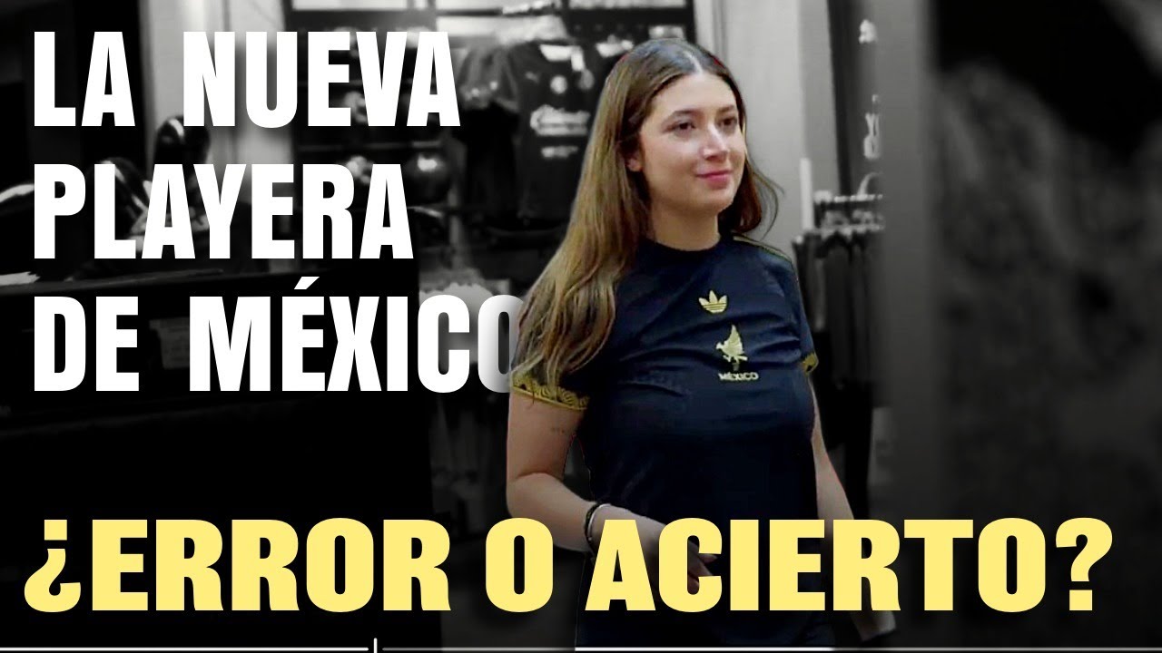 ¡MIRA de cerca el NUEVO Jersey Negro y Dorado de México!