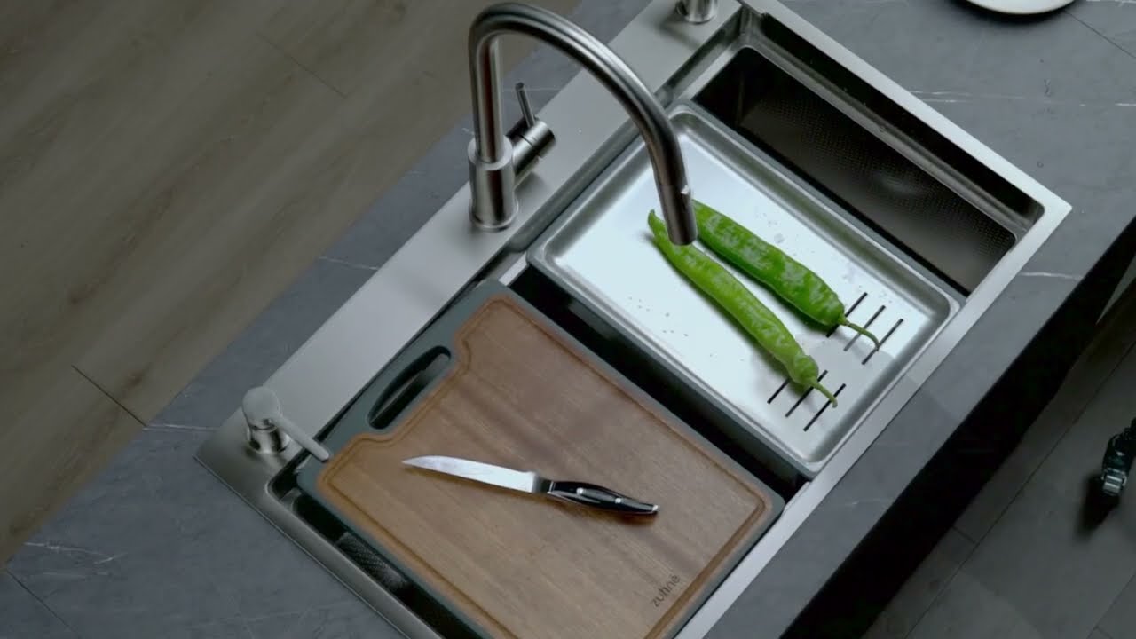 ZUHNE Oslo Kitchen Sink | The Ultimate All-In-One for Modern Kitchens