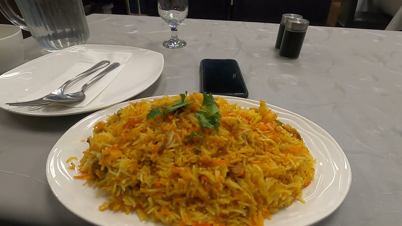 Eating Pakistani food in Saskatoon!