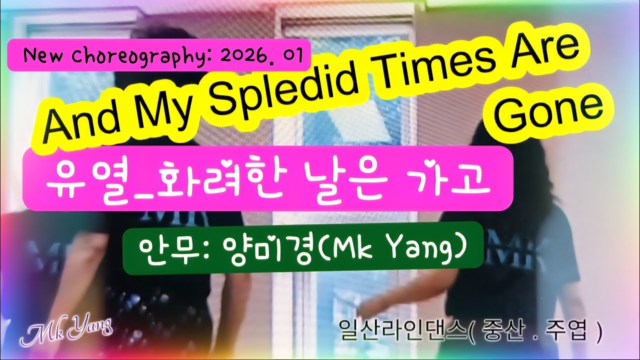[새안무11] ▶️ 화려한 날은 가고 || 초급 ||#안무양미경