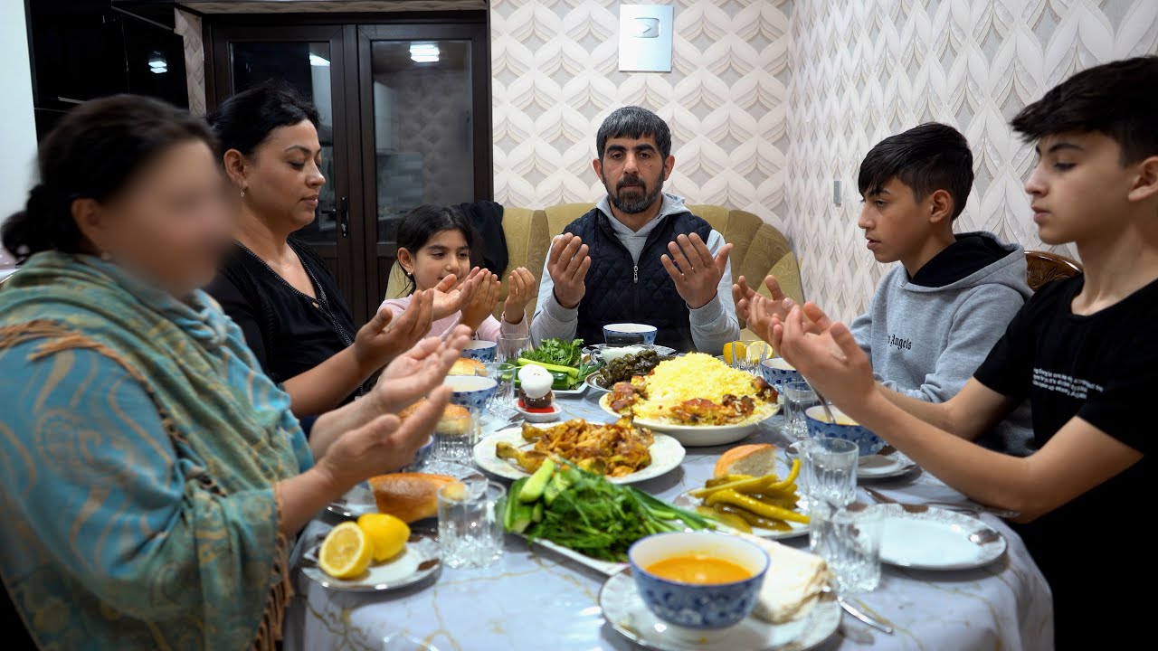 #vlog  Ramadan Mubarak: 2# Day  - Cooked Pilaf with Chicken for Iftar Dinner