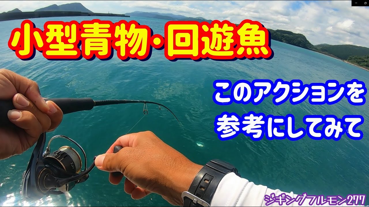 小型青物･回遊魚にこのアクションを参考にしてみて下さい☆【スーパーライトショアジギング】ジギングフルモン277