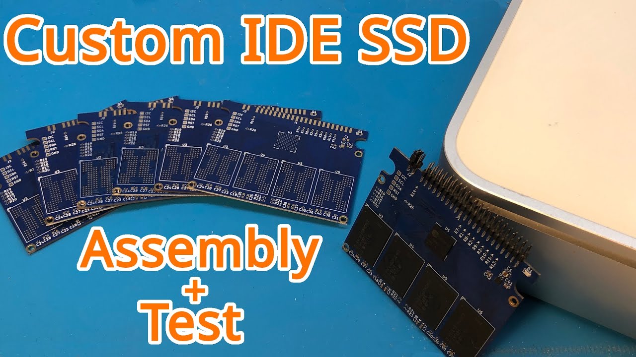 Custom 2.5-inch IDE SSD Assembly and Testing
