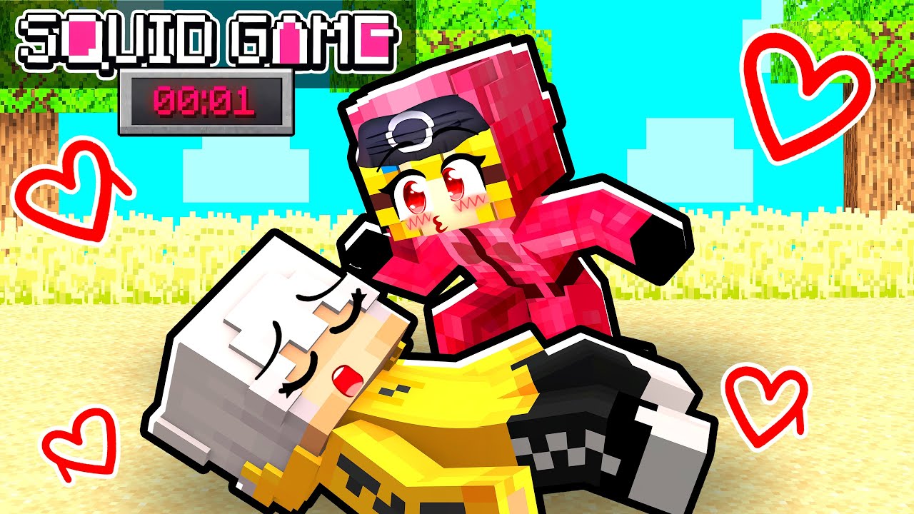 La RAGAZZA GUARDIA di SQUID GAME si è INNAMORATA DI ME in Minecraft!