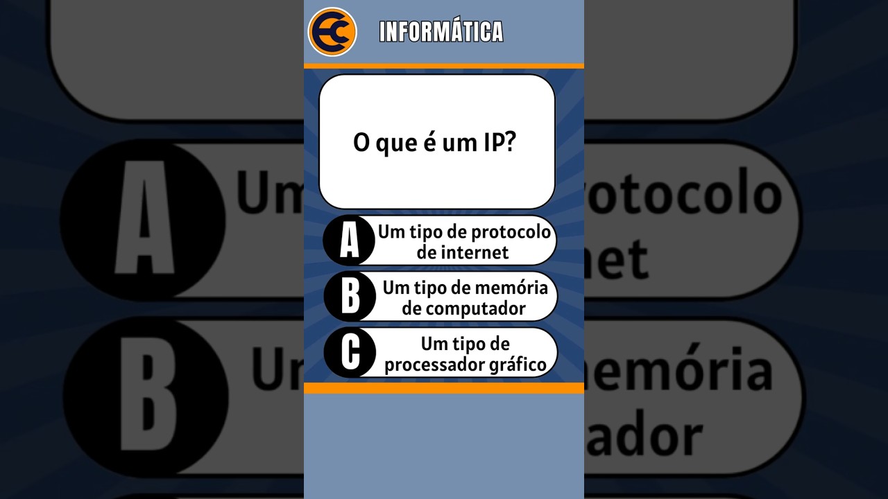 🎯 QUIZ DE INFORM&Aacute;TICA PARA CONCURSOS COM PERGUNTAS E RESPOSTAS. #quiz #quiztime #concursosp&uacute;blicos