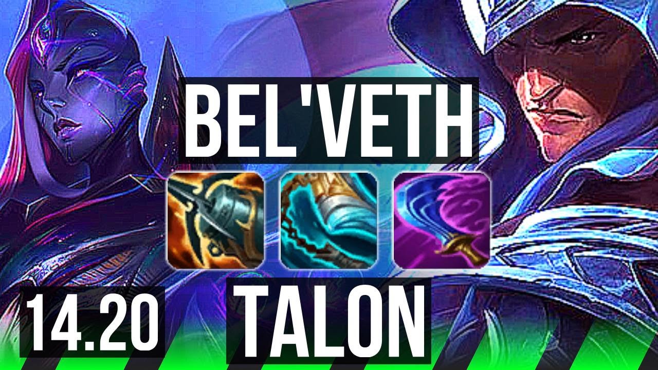 BEL'VETH vs TALON (JGL) | Rank 2 Bel'Veth | EUW Grandmaster | 14.20
