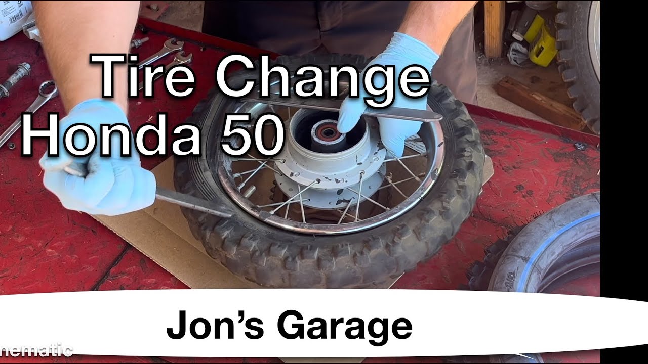 Step by Step Tire Change Honda 50 xr50 crf50 xr70 crf70 crf110