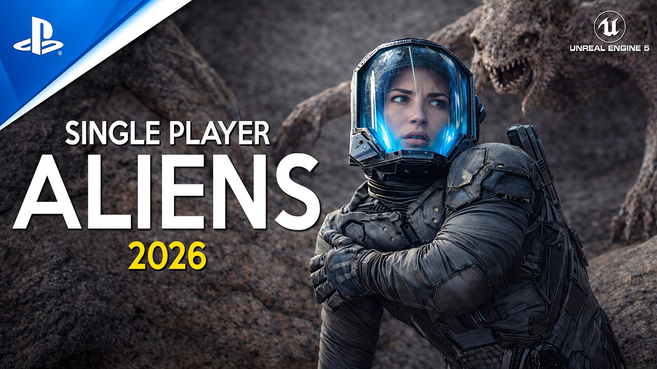 BIGGEST Single Player ALIEN Space Games coming in 2026