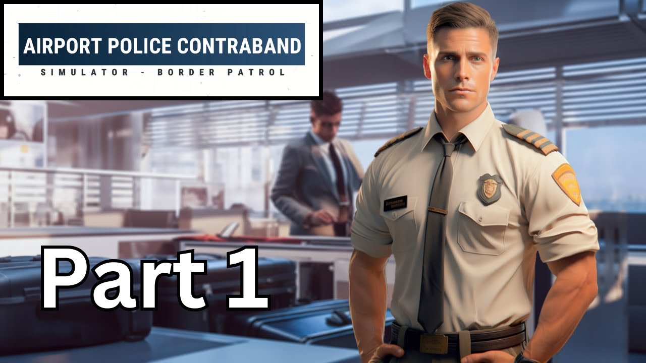 Airport Police Contraband Simulator Walkthrough | First Day of Border Patrol (Part 1 - PS5)