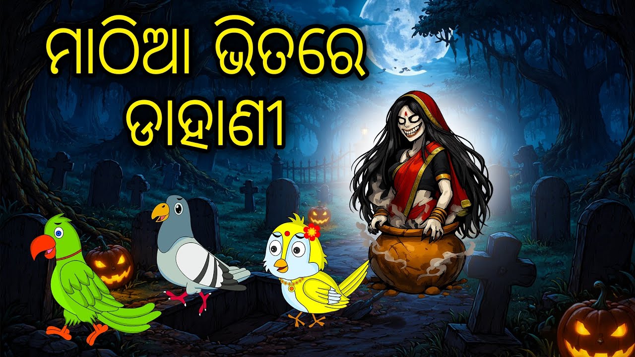 Mathia Bhitare Dahani | Odia Cartoon | Odia Bird Stories | Odia Chadhei Gapa | Odia Horror Story
