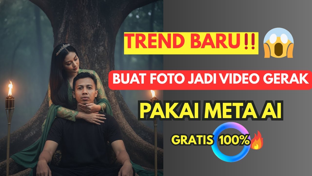 100% Work‼️ Cara Bikin Foto Jadi Video Gerak Realistis Pakai Meta AI | Auto Keren 2025