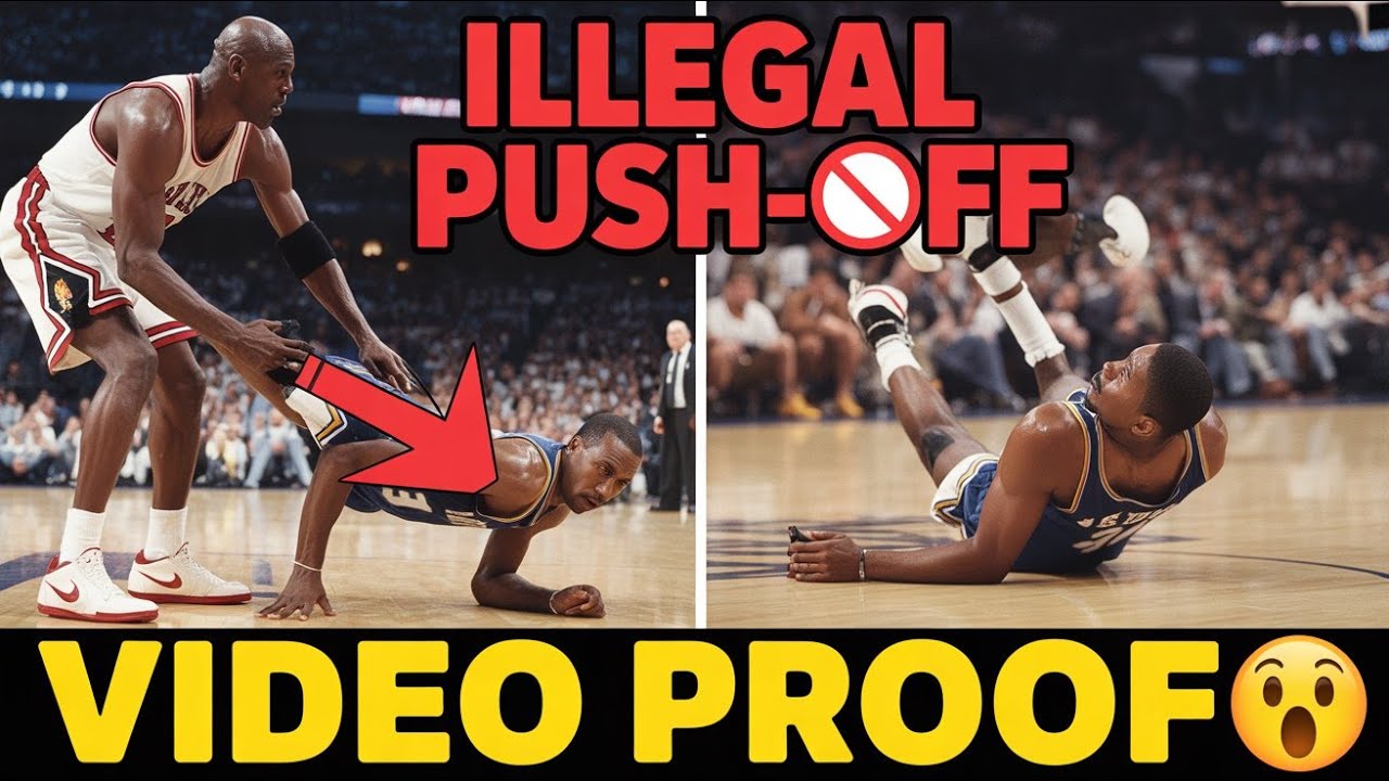 Michael Jordan's Last Shot Was ILLEGAL (Video Proof) 🚫🏀