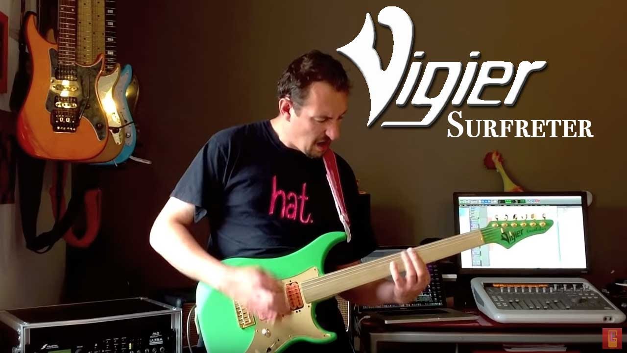 Vigier fretless guitar - Surfreter "Miawww"  by Gowy
