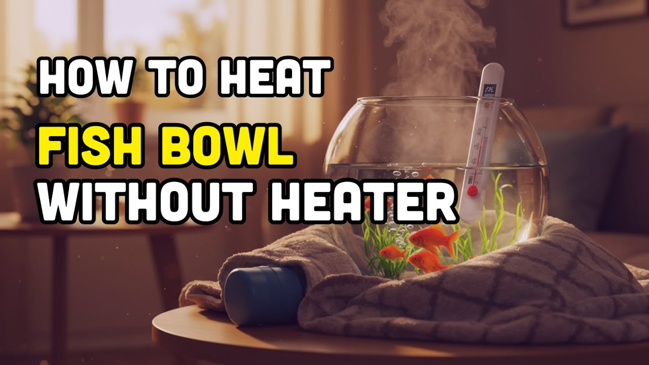 How to heat fish bowl without heater?